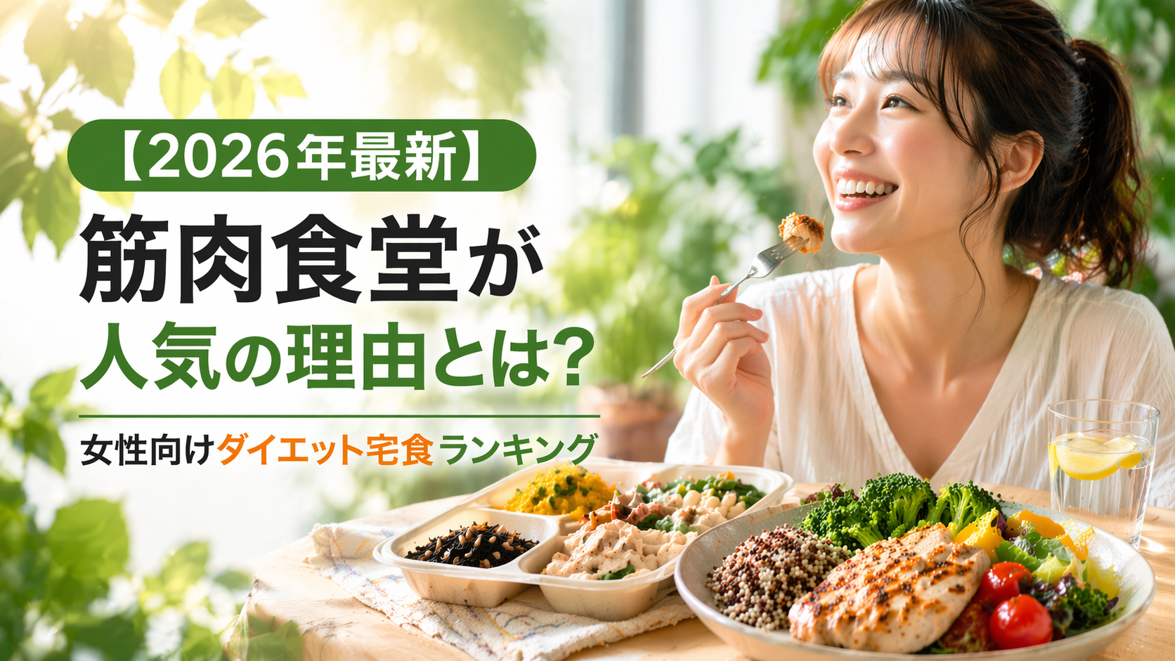 筋肉食堂が人気の理由とは？女性向けダイエット宅食ランキング